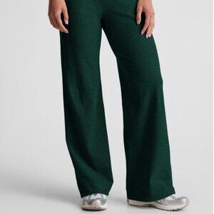 Beyond Yoga Spacedye Laid Back Wide Leg Pant - Midnight Green Heather / M